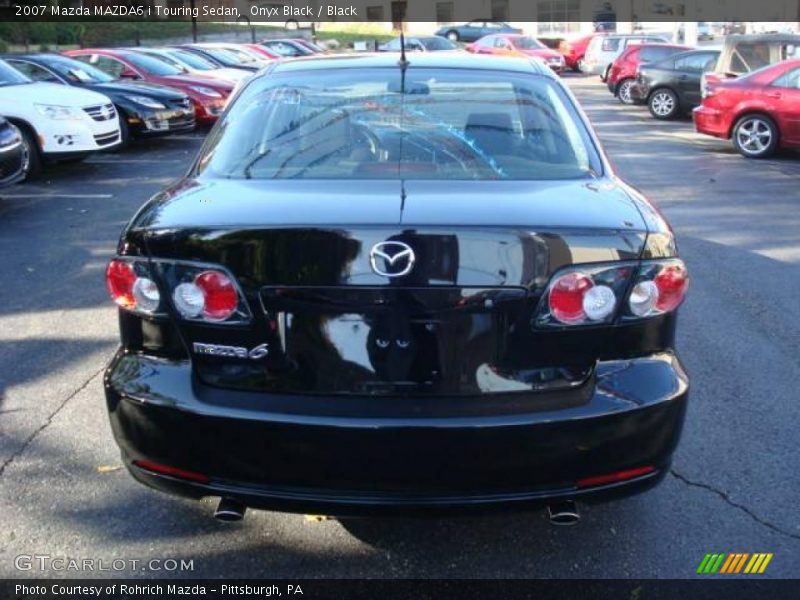 Onyx Black / Black 2007 Mazda MAZDA6 i Touring Sedan