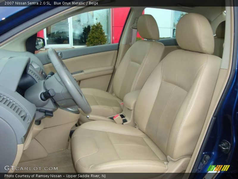 Blue Onyx Metallic / Beige 2007 Nissan Sentra 2.0 SL
