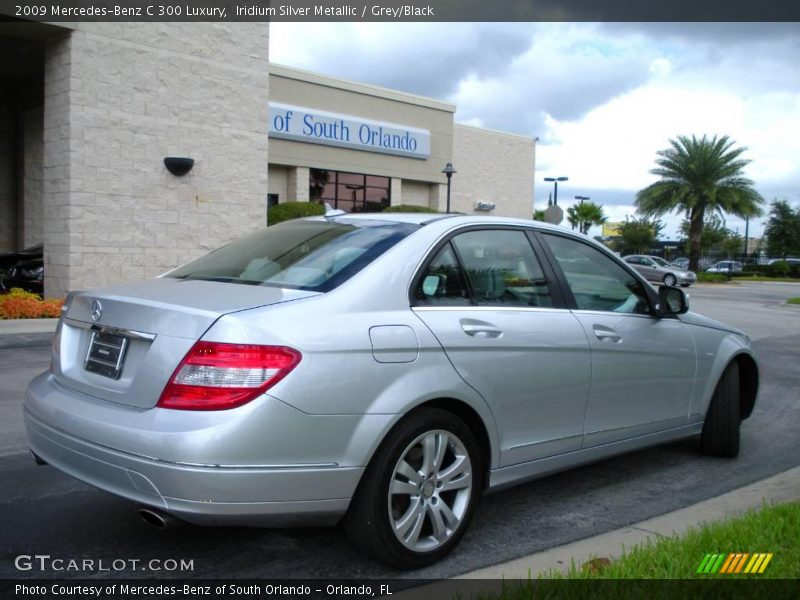 Iridium Silver Metallic / Grey/Black 2009 Mercedes-Benz C 300 Luxury