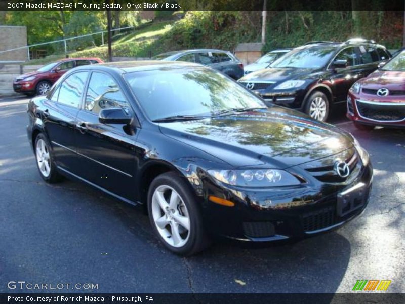 Onyx Black / Black 2007 Mazda MAZDA6 i Touring Sedan