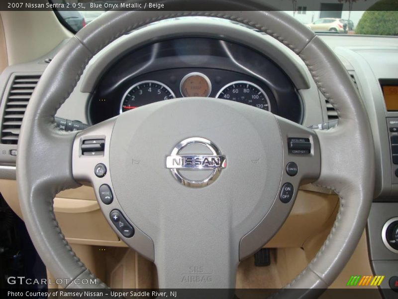Blue Onyx Metallic / Beige 2007 Nissan Sentra 2.0 SL