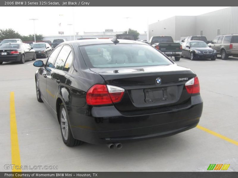 Jet Black / Grey 2006 BMW 3 Series 325i Sedan