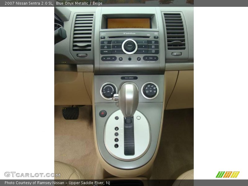 Blue Onyx Metallic / Beige 2007 Nissan Sentra 2.0 SL