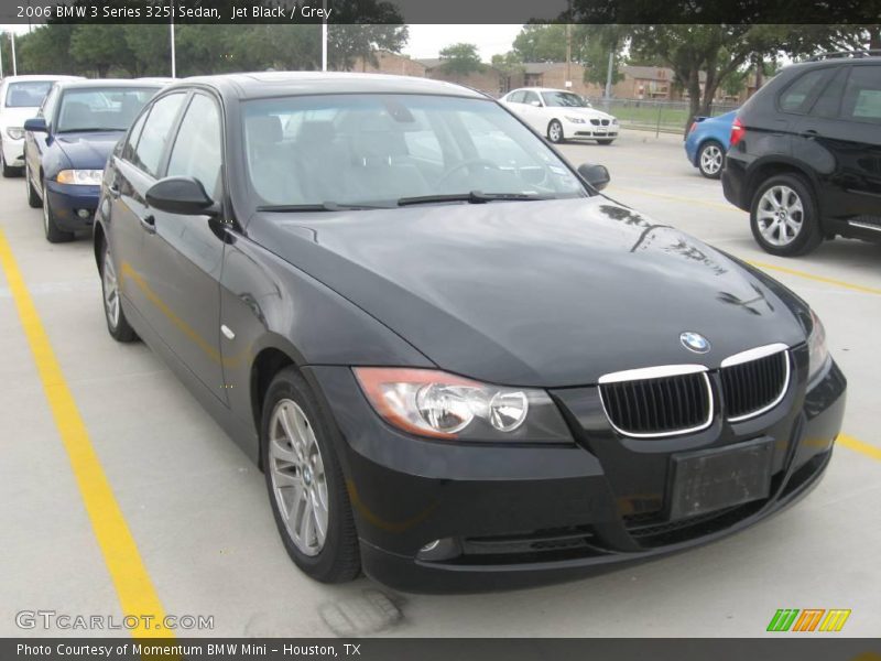 Jet Black / Grey 2006 BMW 3 Series 325i Sedan