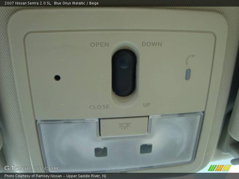 Blue Onyx Metallic / Beige 2007 Nissan Sentra 2.0 SL