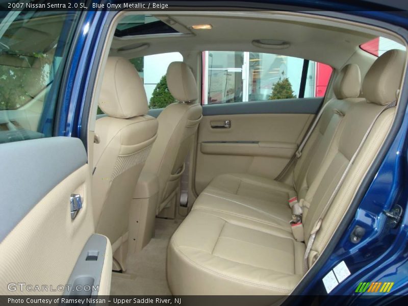 Blue Onyx Metallic / Beige 2007 Nissan Sentra 2.0 SL