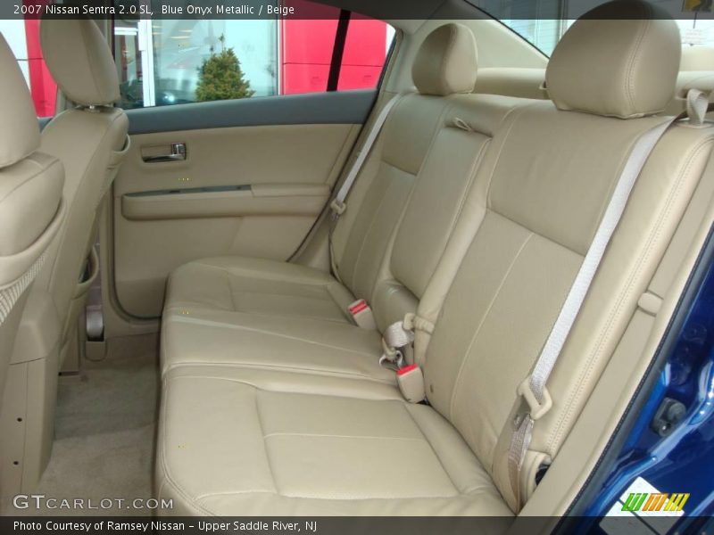 Blue Onyx Metallic / Beige 2007 Nissan Sentra 2.0 SL