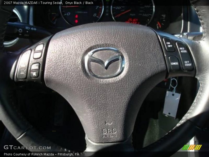 Onyx Black / Black 2007 Mazda MAZDA6 i Touring Sedan