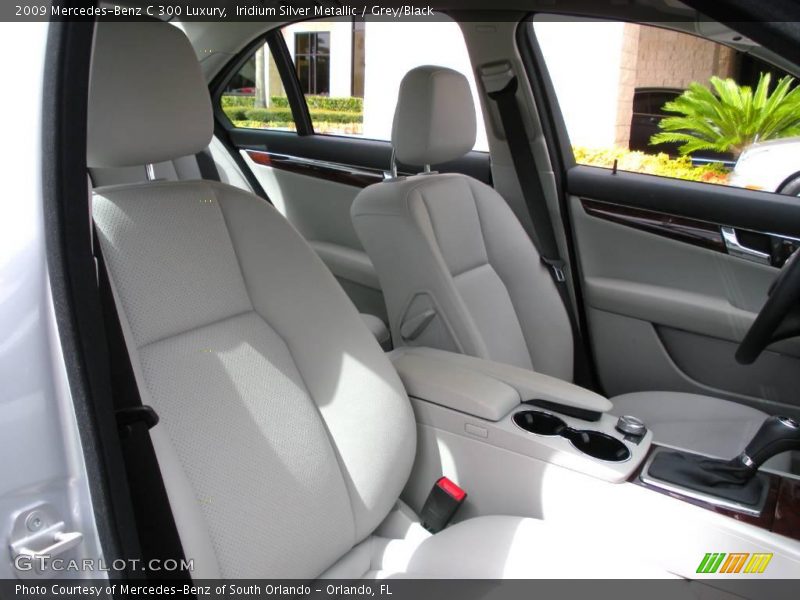 Iridium Silver Metallic / Grey/Black 2009 Mercedes-Benz C 300 Luxury
