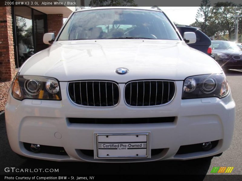 Alpine White / Black 2006 BMW X3 3.0i