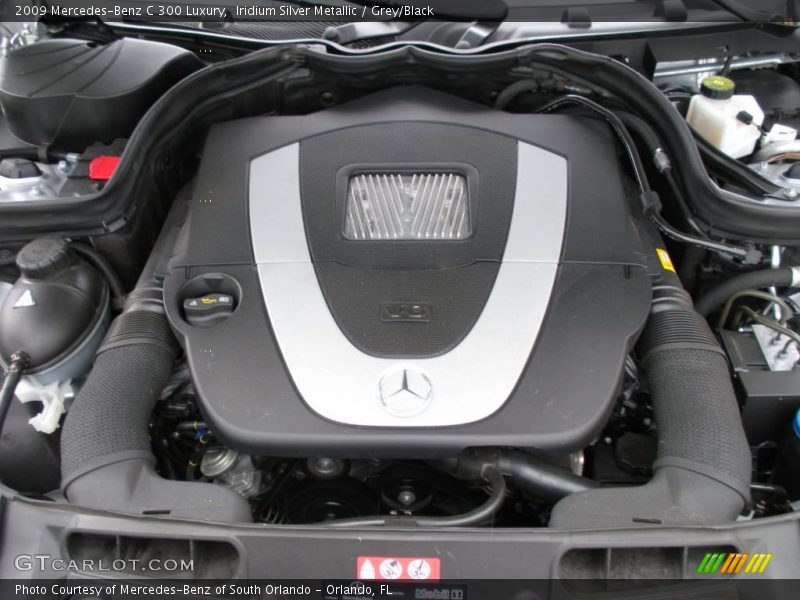 Iridium Silver Metallic / Grey/Black 2009 Mercedes-Benz C 300 Luxury
