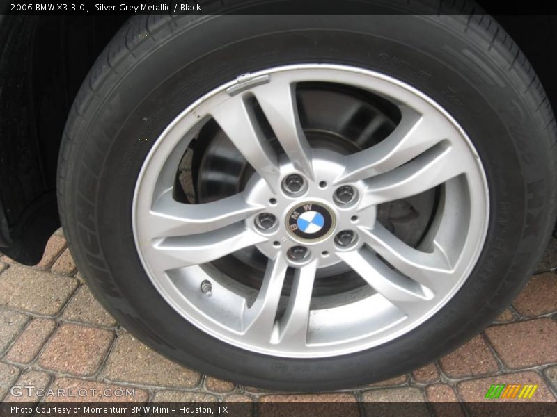 Silver Grey Metallic / Black 2006 BMW X3 3.0i
