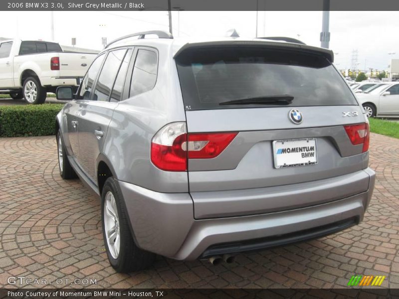 Silver Grey Metallic / Black 2006 BMW X3 3.0i