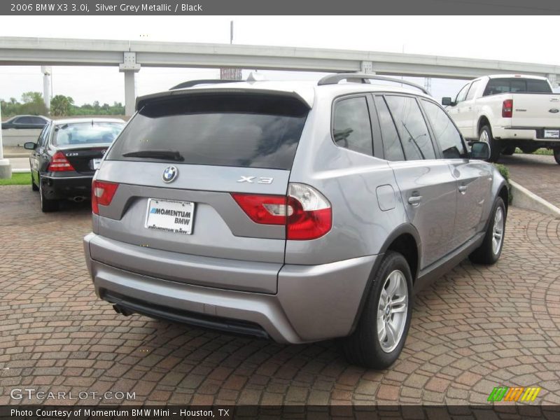Silver Grey Metallic / Black 2006 BMW X3 3.0i