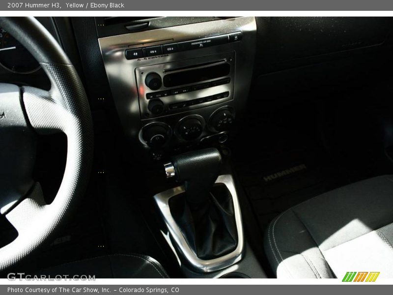 Yellow / Ebony Black 2007 Hummer H3