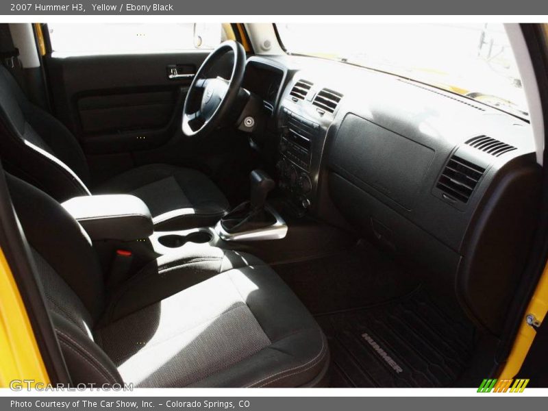 Yellow / Ebony Black 2007 Hummer H3