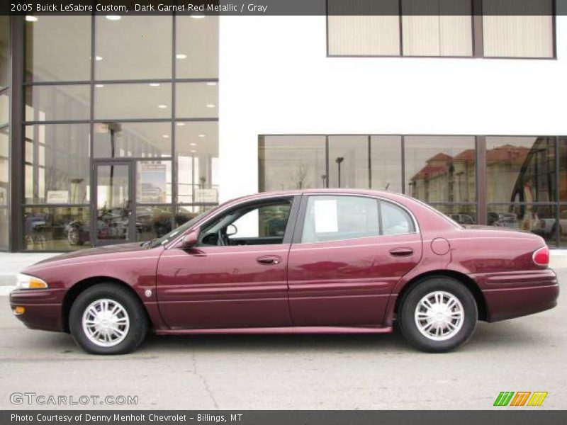 Dark Garnet Red Metallic / Gray 2005 Buick LeSabre Custom