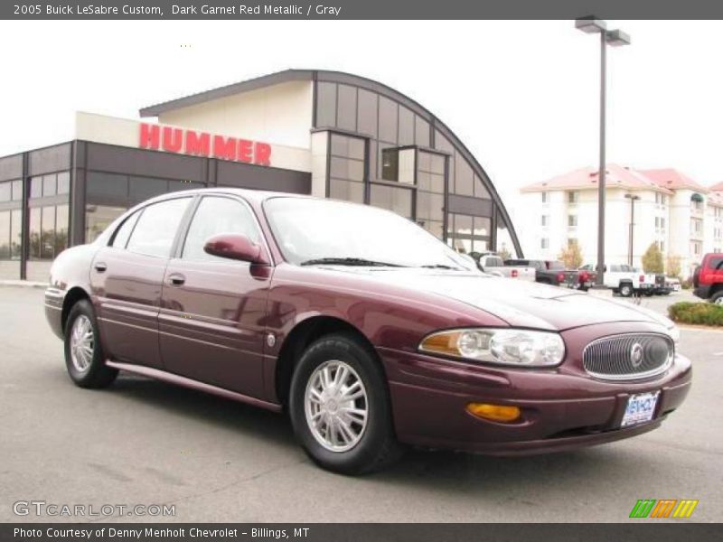 Dark Garnet Red Metallic / Gray 2005 Buick LeSabre Custom