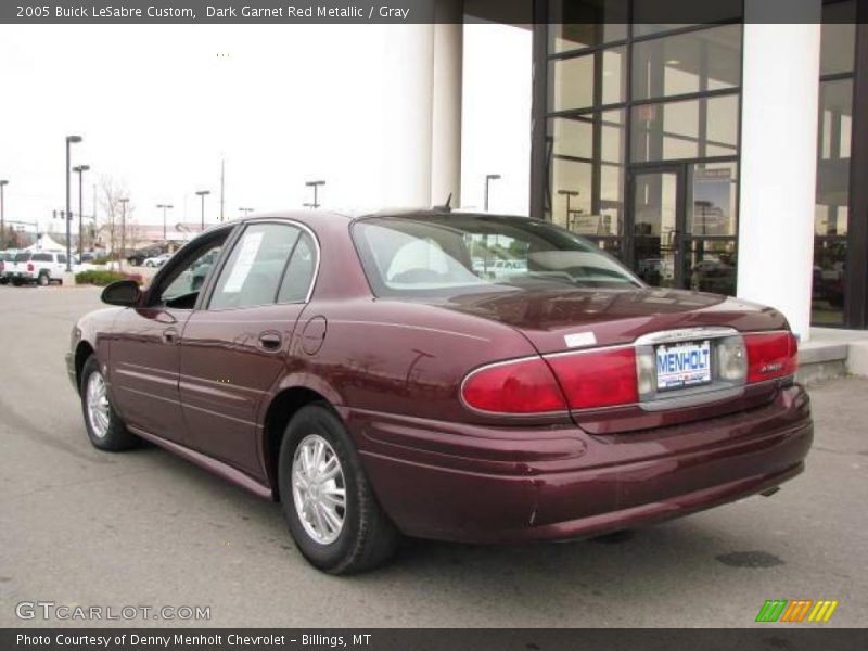 Dark Garnet Red Metallic / Gray 2005 Buick LeSabre Custom