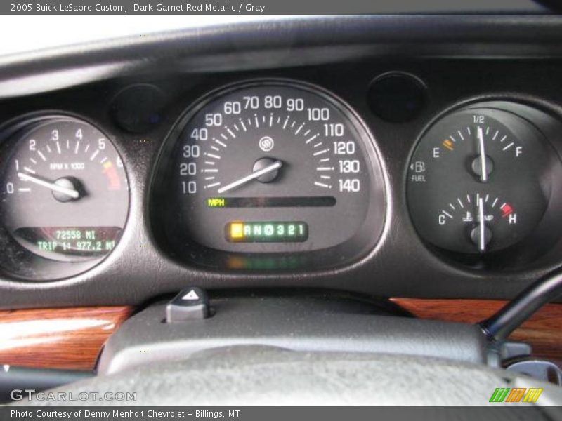 Dark Garnet Red Metallic / Gray 2005 Buick LeSabre Custom