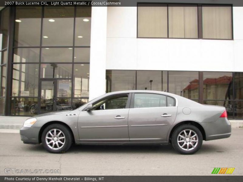 Light Quartz Metallic / Cocoa/Cashmere 2007 Buick Lucerne CXL