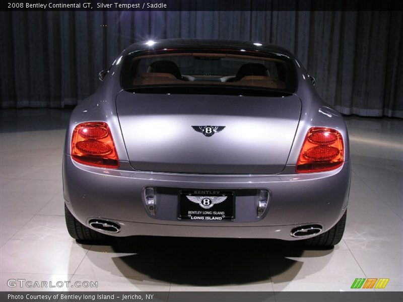Silver Tempest / Saddle 2008 Bentley Continental GT