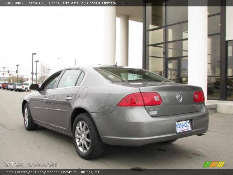 Light Quartz Metallic / Cocoa/Cashmere 2007 Buick Lucerne CXL