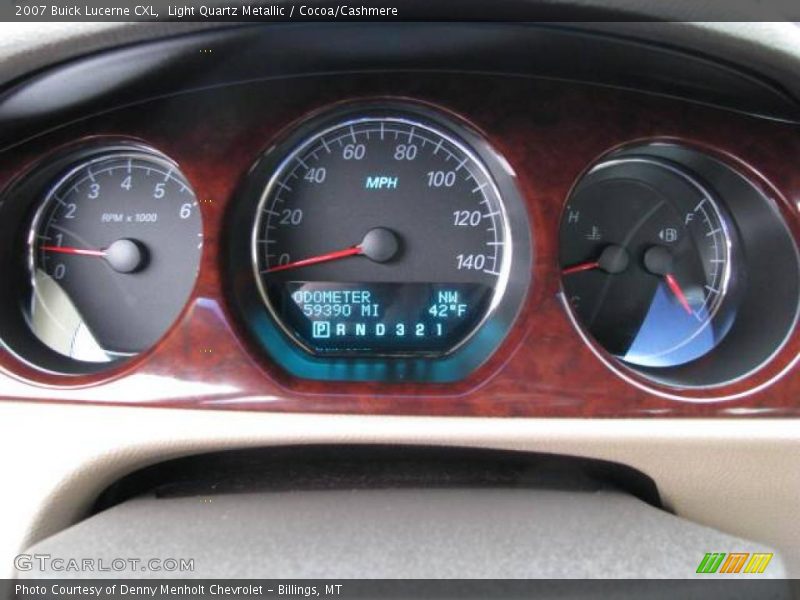 Light Quartz Metallic / Cocoa/Cashmere 2007 Buick Lucerne CXL