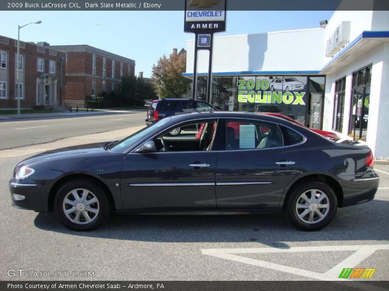 Dark Slate Metallic / Ebony 2009 Buick LaCrosse CXL
