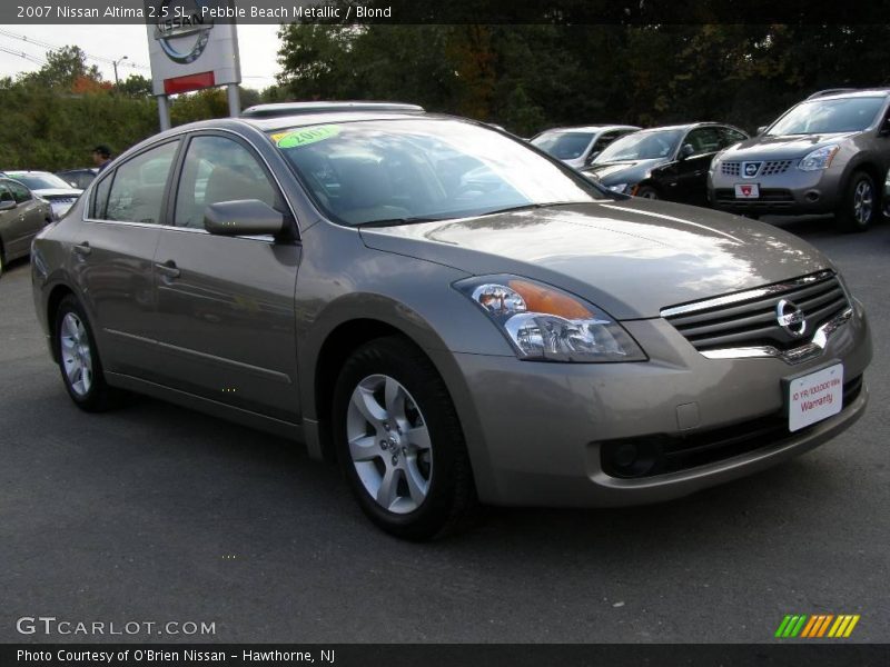 Pebble Beach Metallic / Blond 2007 Nissan Altima 2.5 SL