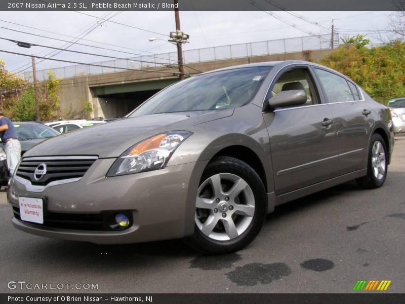 Pebble Beach Metallic / Blond 2007 Nissan Altima 2.5 SL