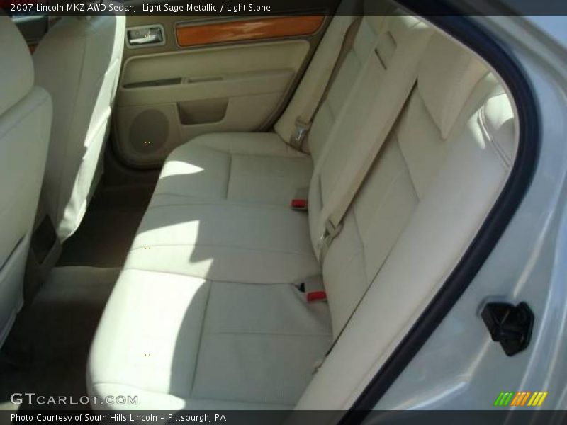Light Sage Metallic / Light Stone 2007 Lincoln MKZ AWD Sedan