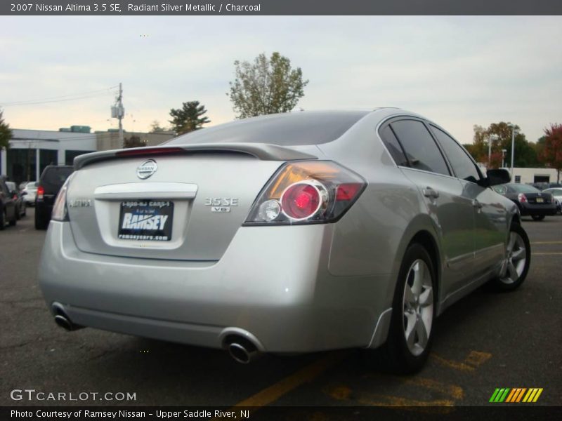Radiant Silver Metallic / Charcoal 2007 Nissan Altima 3.5 SE