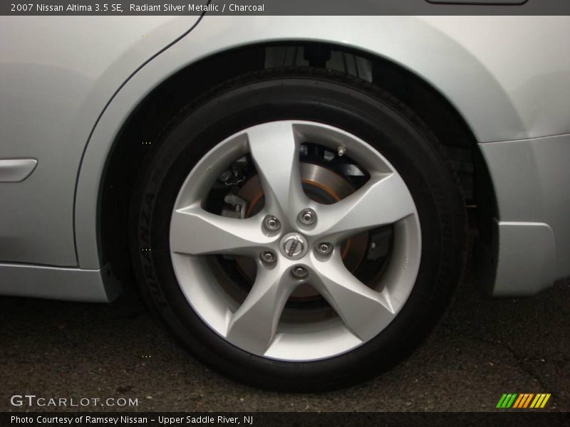 Radiant Silver Metallic / Charcoal 2007 Nissan Altima 3.5 SE
