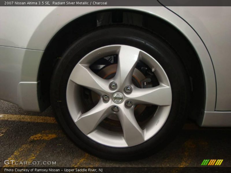 Radiant Silver Metallic / Charcoal 2007 Nissan Altima 3.5 SE