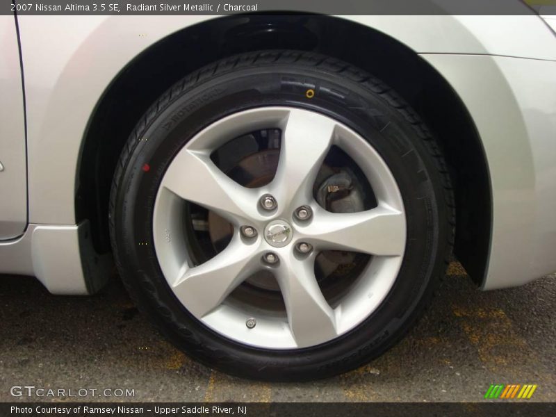 Radiant Silver Metallic / Charcoal 2007 Nissan Altima 3.5 SE