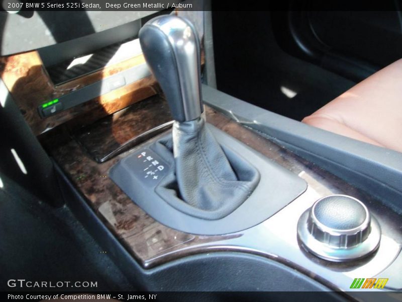 Deep Green Metallic / Auburn 2007 BMW 5 Series 525i Sedan