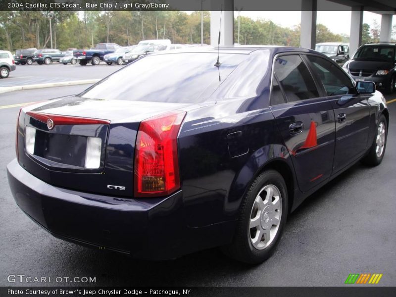 Blue Chip / Light Gray/Ebony 2004 Cadillac CTS Sedan