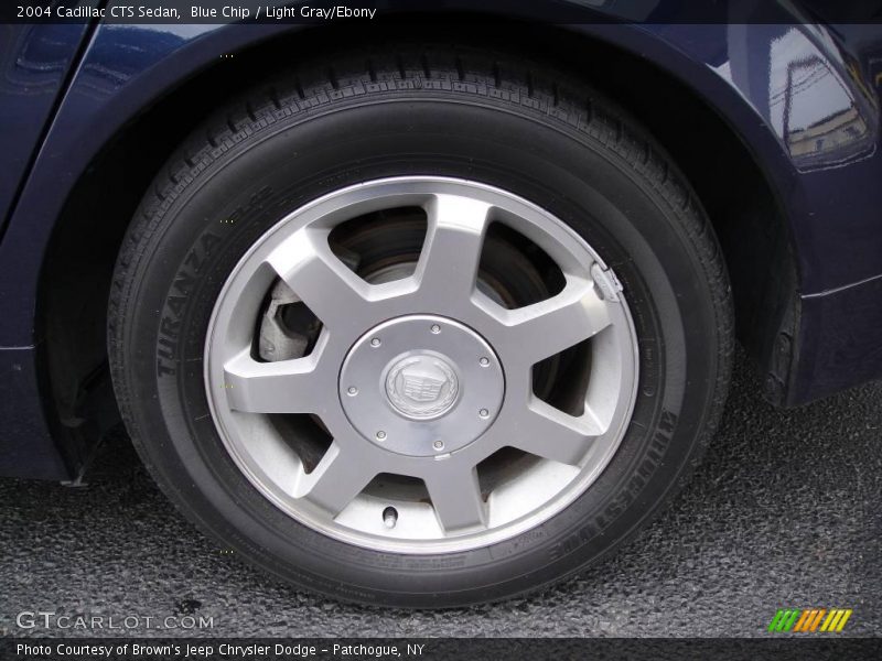 Blue Chip / Light Gray/Ebony 2004 Cadillac CTS Sedan