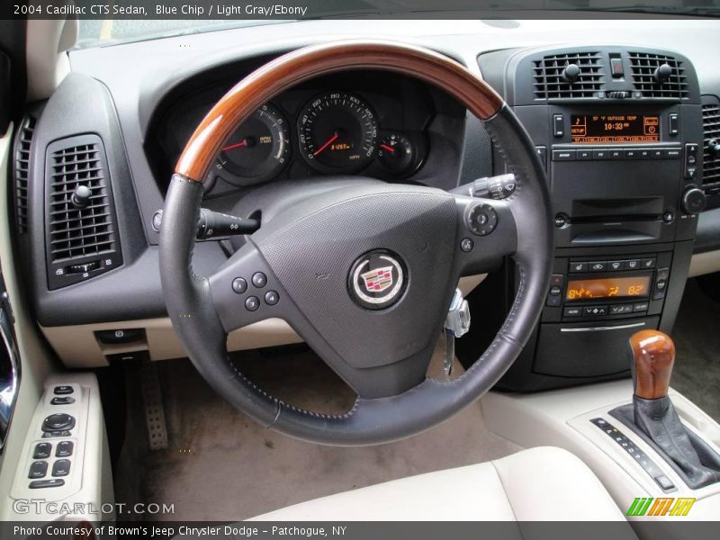Blue Chip / Light Gray/Ebony 2004 Cadillac CTS Sedan