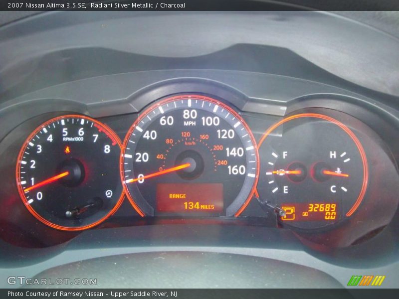 Radiant Silver Metallic / Charcoal 2007 Nissan Altima 3.5 SE