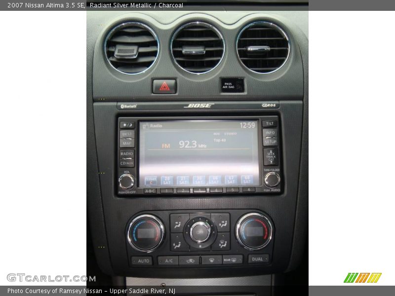 Radiant Silver Metallic / Charcoal 2007 Nissan Altima 3.5 SE