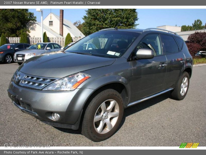 Platinum Pearl Matallic / Charcoal 2007 Nissan Murano SE AWD