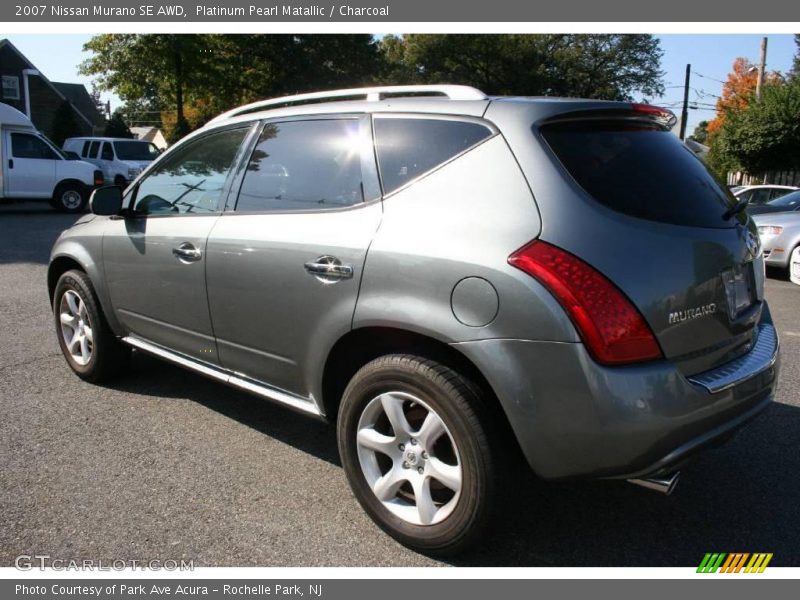 Platinum Pearl Matallic / Charcoal 2007 Nissan Murano SE AWD