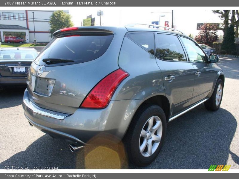 Platinum Pearl Matallic / Charcoal 2007 Nissan Murano SE AWD