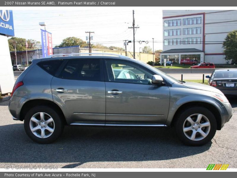 Platinum Pearl Matallic / Charcoal 2007 Nissan Murano SE AWD