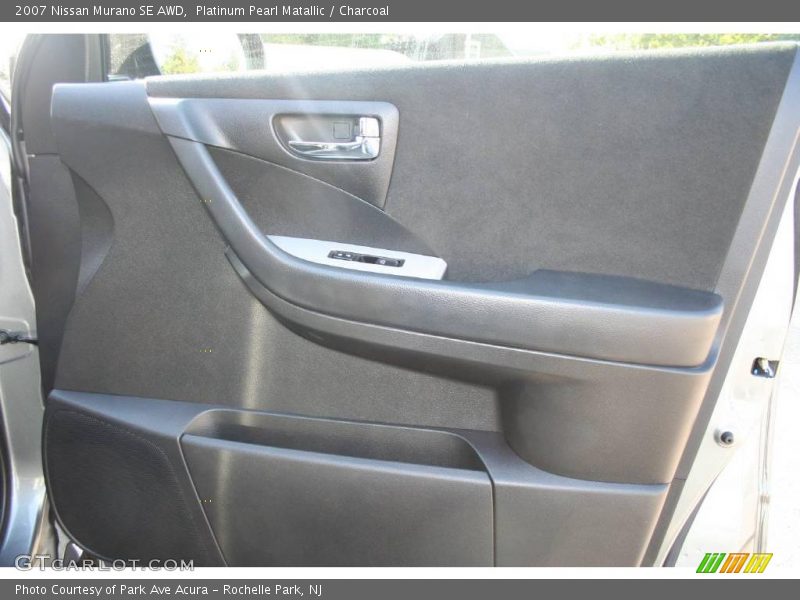 Platinum Pearl Matallic / Charcoal 2007 Nissan Murano SE AWD