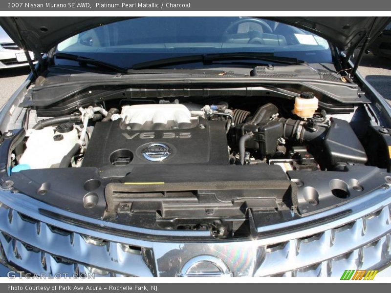 Platinum Pearl Matallic / Charcoal 2007 Nissan Murano SE AWD