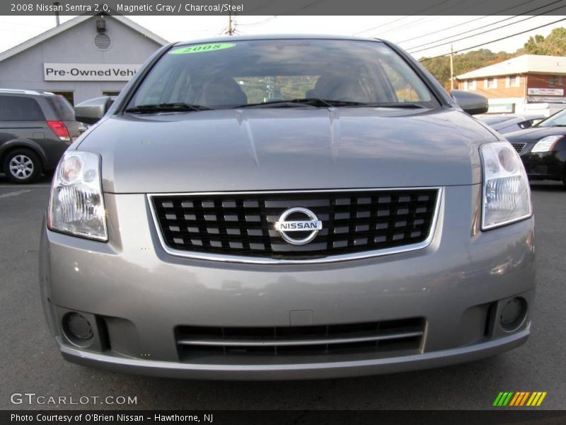 Magnetic Gray / Charcoal/Steel 2008 Nissan Sentra 2.0