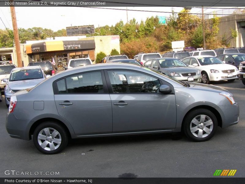 Magnetic Gray / Charcoal/Steel 2008 Nissan Sentra 2.0